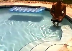 Jerk Off In The Pool