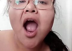 Length and Girth Throat Training with 2dildos Dees Deesdeepthroat Spitty Gag Training