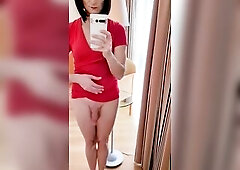 Whilst in a self fotoshoot I got concupiscent rubbing my jock