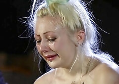 Life with Dr. Lomp - part two - intense funbag punishment with whips and nails