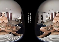 BRAZZERS - Breathtaking Kay Enchanting Lets Her Boyfriend & Her Sugar Dad Share Her Bewitching Vagina