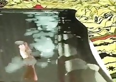 Cum On A Mirror Of Vicky