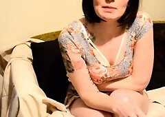 Wild Girl Brunette Solo Masturbation