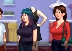 Pussy sex, summertime saga, gaming cartoon