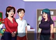 Pussy sex, summertime saga, gaming cartoon