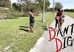 BLACK BBC BITCH CHEERLEADERS SUGGA BADDIE & DEJA PLAYGIRL BANG THE STAR FOOTBALL PLAYERS AFTER PRACTICE