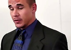 Office boss assfucking suited bottom