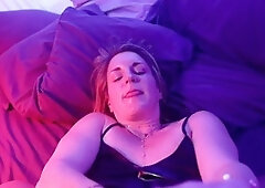 MolliPoP enjoys a steak and gives an unforgettable deep-throat blowjob to Damien Everhard