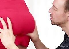 Exquisite beautiful babe screwed & creampied