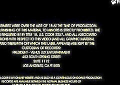 Blindfolded twink has a threesome with two astonishing tranny babes