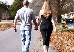 Lustful amateur couple with COUGAR wants a pro sextape made together