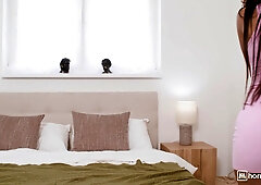 Lewd ebony harlot mind-boggling xxx movie