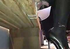 Crossdresser Selfexposed in public