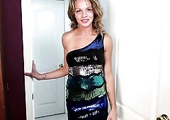 Windblown and pleasing, CJ Bridge is tanned to perfection. This hawt mommy is always willing to lift her short skirts and peel off her top. Her round 