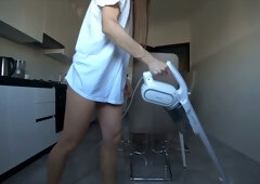 Wife gets taken hard in the ass in her kitchen during a secret rendezvous