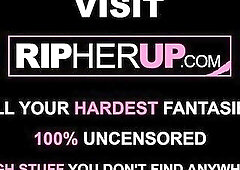 Sexually Excited Russian amateur floozy got pants torn apart and sucked a hard shlong unfathomable previous to letting her taut twat get wrecked and a