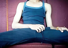 Alex lovin’ the fapiping with emajinory laday in sofaset