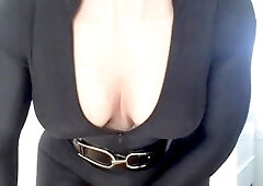 Gudrun's Catsuit (trans, crossdress, transformation, high stilettos, mask, chick mask, latex)