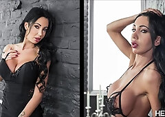 Love It Deep in the Ass Part 2: Luca Ferrero Ass Drilling Hot Brunette in Fishnets and High Heels Laura Fiorentino