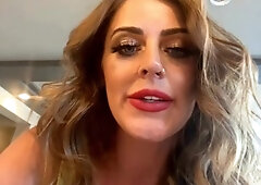 Busty funny housewife solo