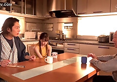 [mosaic-removed]while Her Husband Takes A Smoke Break For 5 Minutes