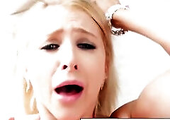 Fit model Alix Lynx takes on a large palpitating weenie