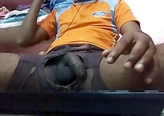 In thai, big black cock, masturbation