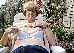 Outdoor, undergarments, small cock