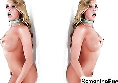Samantha Plays With A Big Sex-toy