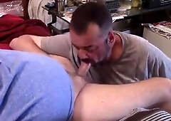 Swallowing Grandpa Cum Again