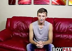 Matthew shows his adorable twink body and jerks off his cock