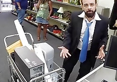 Broke fucker pawns off his straight asshole for some cash