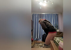 Jerk Off While 80s Lamp In Anal