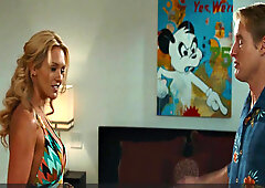 Nicky Whelan's hot hotel room scene - a smiley blonde gets naughty!