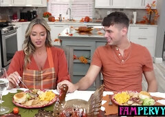 mature stepmother stuffed like a turkey