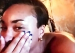 Hot Black Maid Does Some Webcam Black and Ebony