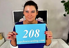 Czech Busty Milf spread her legs for great job