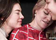 Ersties - 1st Lesbo 3some - Nele & Co. Let Go Absolutely [Ep two of three]