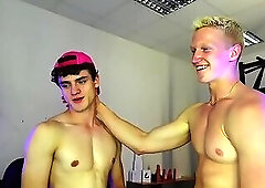 friends playing webcam