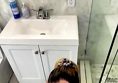Large Butt Latin chick Valentine Jewels Stretches for Yoga and Coarse Sex Pounding From Jmac