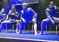 Male Strippers Dancing To Moves Like Jagger