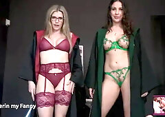 Amiee Cambridge and Cory Chase in Wizarding Milf Sluts - a Potter Parody