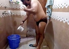 hot asian bathing scene