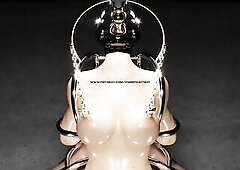 Large Tit Mother I'd Like To Fuck in Human Cage CG S&M