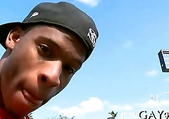 Black and white gay sex