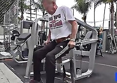 Jim Arrington Workout And Then Posing and Flexing