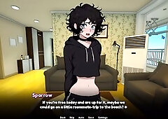 Gay video game, toon, animated