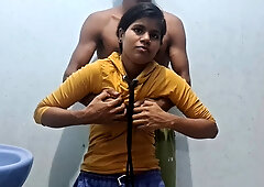 Horny 18 Year Old Indian College Girl Fucked Raw