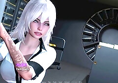 Interactive adult visual novel gameplay with a POV twist