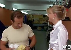 Sassy floosy rachel evans gets crazy fucked